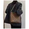 Bolso cruzado de estilo coreano de gran capacidad para mujer, nuevo bolso bandolera retro de moda de 2024, bolso de hombro explosivo tipo cubo
