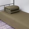 Colcha de Algodón Verde Militar para Camas Individuales en Residencias Estudiantiles, Hecha de Algodón de Xinjiang. Venta al por mayor del fabricante, Adecuado para entrenamiento militar estudiantil y protección laboral
