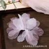 Procesamiento Personalizado de Fábrica de Organza Degradada con Flores Tridimensionales, Accesorios DIY Hechos a Mano, Tocados, Decoraciones para Zapatos y Sombreros, y Adornos para Ropa
