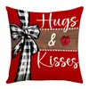 Funda de Almohada Serie Más Vendida de San Valentín de Amazon Rojo Amor Atmósfera Festiva Funda de Almohada Decorativa Funda para Cojín