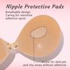 Sutiã de Silicone Fino Respirável Transfronteiriço Sustentação Reúne Sem Descolar Anti-expansão Nupcial Seios Pequenos Taça Grande Redonda Patch para os Seios
