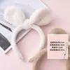 Coreia do Sul Dongdaemun faixa de cabelo de pelúcia morango 2022 nova outono e inverno faixa de cabelo para lavar o rosto presilha de cabelo antiderrapante