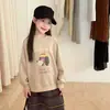 Sudadera para Niñas Aimo Beibei Otoño Infantil Linda Juguetona Estampado de Dibujos Animados Casual Holgada Cuello Redondo Sudadera Superior