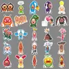 50 Adesivos de Elfos de Fazenda Abstratos e Divertidos Kobitos à Prova d'Água Decorativos DIY Adesivos para Copo d'Água