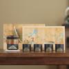 Tendencia Nacional Conjunto de Té Cultural y Creativo Taza de Té Qianli Jiangshan Caja de Regalo Evento de Negocios de Alta Gama Recuerdo de Vacaciones Regalo Impreso con Logo