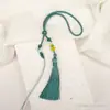 Cuerda para Colgante Tejida a Mano DIY con Borla, Colgante para Bolsa de Incienso, Cuerda Decorativa Estilo Chino