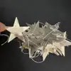 Decoração de quarto estilo ins Guirlanda de estrelas Decoração de casamento Guirlanda de estrela de cinco pontas Layout de festa de aniversário Bandeira de puxar
