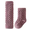 Conjunto de Calcetines Gruesos de Forro Polar para Niños, Otoño e Invierno 2026, Protectores de Rodilla, Alta Elasticidad, Cómodos y No Apretados