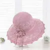 Novo Estilo Chapéu de Sol Chapéu Dobrável Verão Feminino Proteção Solar Estilo Coreano Proteção Solar Aba Larga Chapéu Fresco para Todas as Estações Atacado Transfronteiriço