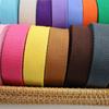 Fabricantes en stock accesorios de ropa bolsos arenques con veta de color tubería de poliéster algodón protección ambiental en stock
