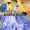 Manta de terciopelo de calabaza y fantasma de Halloween transfronteriza, manta de franela, manta de sofá, manta con impresión digital HD, venta al por mayor