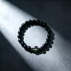 Pulsera Cruz de Sándalo Natural Más Vendida de Amazon, Cuentas de Madera Vintage para Rezar, Pulsera de Madera Unisex