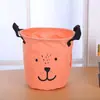 Tela Impermeable Expresión Barril Cesta para Ropa Sucia Plegable Cesta para Ropa Sucia Barril de Algodón y Lino Cesta para Ropa Sucia Bolsa de Almacenamiento