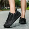 Zapatos Deportivos de Malla Transpirable para Hombre, Zapatos Ligeros Casuales para Correr de Verano, Versátiles de Moda Talla Grande para Hombre, Blanco y Rojo