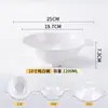 Tazones Especializados para Hot Pot Picante, Tazones Grandes, Tazones de Doble Asa, Tazones para Arroz y Fideos, Tazones para Fideos Caracol, Tazones Maocai para Uso Comercial, Vajilla de Melamina, Tazones para Fonderías