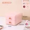 Caixa de Armazenamento de Mesa Estudante Pequeno Rack de Armazenamento Gaveta Simples para Crianças Artigos Diversos Acessórios de Cabelo Papelaria Porta-Canetas de Mesa Armário