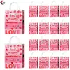 Nueva Bolsa de Empaque Blanca de Piel de Vaca de Amazon para San Valentín, Película de PE, Puntos, Bolsa de Regalo Resistente y Duradera