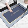 Tapete de piso absorbente grueso para puerta de baño Alfombra de piso antideslizante de tierra de diatomeas para baño Cocina