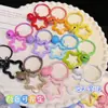 Llavero Anillo de Estrella de Acrílico Colorido Anillo Campana Linda Estrella DIY Hebilla de Candado para Mochila Colgante Adorno Accesorios Piezas