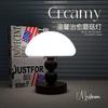 Luminária de Mesa Estilo Creme Francês Muran Estilo Meio do Século Luminária de Cabeceira para Quarto Escandinava Quente Proteção para os Olhos Luminária Cogumelo Alto Padrão