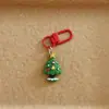 Llavero de Dibujos Animados de Papá Noel y Árbol de Navidad Colgante para Bolso Adorno Lindo para Mochila de Estudiante Regalo de Navidad