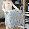 Cesta de Almacenamiento para Ropa, Bolsa de Almacenamiento para Colchas, Caja de Mudanza para Armario, Cesta de Almacenamiento para Maletas, Bolsa de Almacenamiento No Tejida para Chaquetas de Plumas