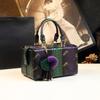 Bolso de Cuero Genuino para Mujer 2023 Moderno Versátil Bolso Tote de Madre para Compras Encantador Bolso Cuadrado de Hombro Único Estilo Retro