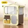 Bolsa Transportadora para Gatos, Mochila Portátil con Ruedas, Caja para Mascotas, Gran Capacidad, Mochila Portátil para Múltiples Gatos, Mochila de Viaje