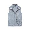 Colete esportivo com capuz para primavera e verão masculino slim fit colete sem mangas com capuz colete fitness com capuz tamanho grande colete jaqueta com zíper fino