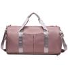 Bolsa Esportiva de Yoga Fitness para Mulheres, Grande Capacidade, Compartimento para Sapatos, Separação de Seco e Molhado, Bolsa para Viagem de Curta Duração, Mochila Masculina, Armazenamento, Cor Macaron