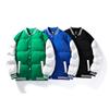 2023 novo outono e inverno uniforme de beisebol americano jaqueta masculina acolchoada de algodão solta quente marca de moda masculina jaqueta acolchoada de algodão