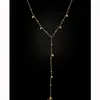 Pulsera de Acero de Titanio con Bolas Grandes y Pequeñas de Nuevo Estilo Francés Simple para Mujer, Joyería de Mano Moderna y Versátil, Exquisita Pulsera de Bolas Pequeñas Doradas que No se Desvanece