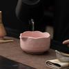 Conjunto de Batedor de Matcha Flor de Cerejeira Estilo Japonês Cerâmica Quatro Peças Ferramentas de Chá Pincel de Chá Xícara de Chá Colher de Chá Acessórios para Cerimônia do Chá