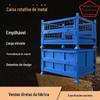 Caixa de Virada Metálica de Alta Resistência, Caixa para Sucata de Ferro, Gaiola de Armazenamento, Gaiola para Materiais, Caixa de Resíduos, Estrutura de Ferro, Empilhável, Pode Ser Empilhada para Armazenamento