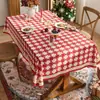 Mantel de Año Nuevo, mantel festivo rojo de Navidad, mantel de ambiente, mantel de comedor, par de manteles, mantel decorativo de estilo navideño.