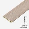 Rodapié de Fibra de Madera de Bambú y Madera Plástica, Exclusivamente para Exportación, Rodapié de Piso de PVC, Moldura de Esquina de Pared, Fabricado a Medida de Fábrica Según Muestra