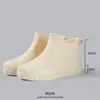 Botas de lluvia para mujer de caña corta botas rojas de moda para usar en las cuatro estaciones botas de lluvia de PVC impermeables antideslizantes resistentes al desgaste para salir a trabajar