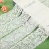 Borda de Renda de 8cm, Borda de Renda Elástica Ondulada, Acessórios de Renda para Vestidos de Casamento, Em Estoque
