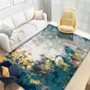 Tapete de Sala de Estar Estilo Nórdico Transfronteiriço Cobertor Decorativo para Sofá de Casa Mesa de Centro Tapete Cheio de Veludo de Cristal Estudo Escritório
