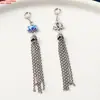 Plata de Ley Trompeta Jaspe Ruyi Ágata Rojo del Sur Anillo Doble Nube Trasera Accesorios Retro Viejo DIY Materiales Hechos a Mano