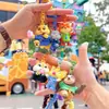Design Co-Branded Genuíno Autorizado Jinnew & Zootopia Chaveiro 3D Moldado por Injeção Pingente de Bolsa Exquisito