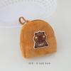 Monedero de Dibujos Animados Estudiante Portátil Audífonos Lápiz Labial Bolsa de Almacenamiento Niños Lindo Capibara Felpa Billetera Pequeña