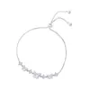 Pulseira Borboleta de Liga de Cobre para Mulheres, Formato Losango, Estilo Simples e Minimalista, Design Trendy de Influenciador, Joias de Design de Nicho Atacado