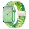 Adequado para Apple Iwatchs9876 Pulseira de Relógio Trançada com Fivela Magnética Applewatchs10 Homens e Mulheres Respirável