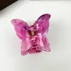 Presilha de Cabelo Borboleta com Garra Texturizada Romântica Retrô Francesa ~Textura Menina Presilha de Nuca Acessório de Cabelo Presilha de Cabelo 2026 Novo Estilo