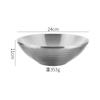 Cubo Tazón de Acero Inoxidable 304 de Doble Capa Anti-Escaldadura Transfronterizo Tazón para Ramen de Hotel Tazón Japonés Aislante del Calor Cuenco para Cocinar Tazón para Sopa y Fideos