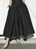 Atacado de Roupas Femininas Europeias e Americanas Comércio Exterior 2026 Saia Midi Plissada de Linha A Retrô Francesa de Cintura Alta