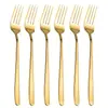 Venta al por mayor del fabricante Tenedor de acero inoxidable de moda Comercial para el hogar Coreano Tenedor de mesa Cocina Restaurante occidental Tenedor de mesa para bistec