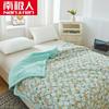 Colcha de Algodão Lavável de Verão Nanjiren Colcha de Ar Condicionado de Verão Colcha Fina para Dormitório Estudantil Colcha de Seda Gelada de Verão Colcha Fresca de Verão Lavável à Máquina