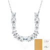 Moda de Comercio Exterior Estilo Ins Lujo Accesible Nicho Collar Transfronterizo Nuevo Collar de Plata 925 que No se Desvanece Accesorios para Mujer Verano